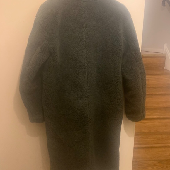 NWT Gap Sherpa coat mistletoe green xs - Picture 2 of 8